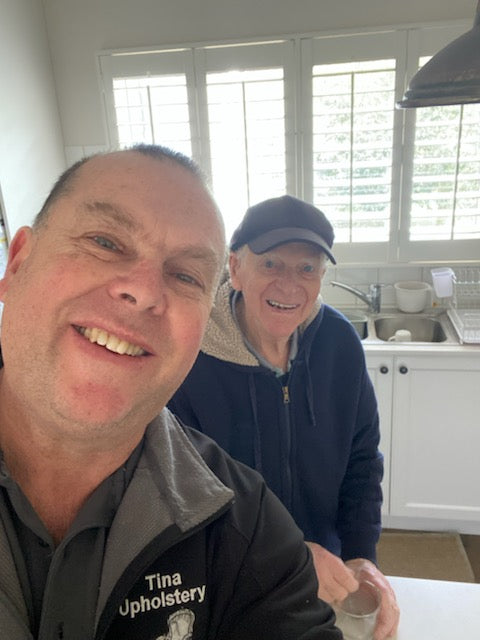 The Story of David John Richards and Tina Upholstery